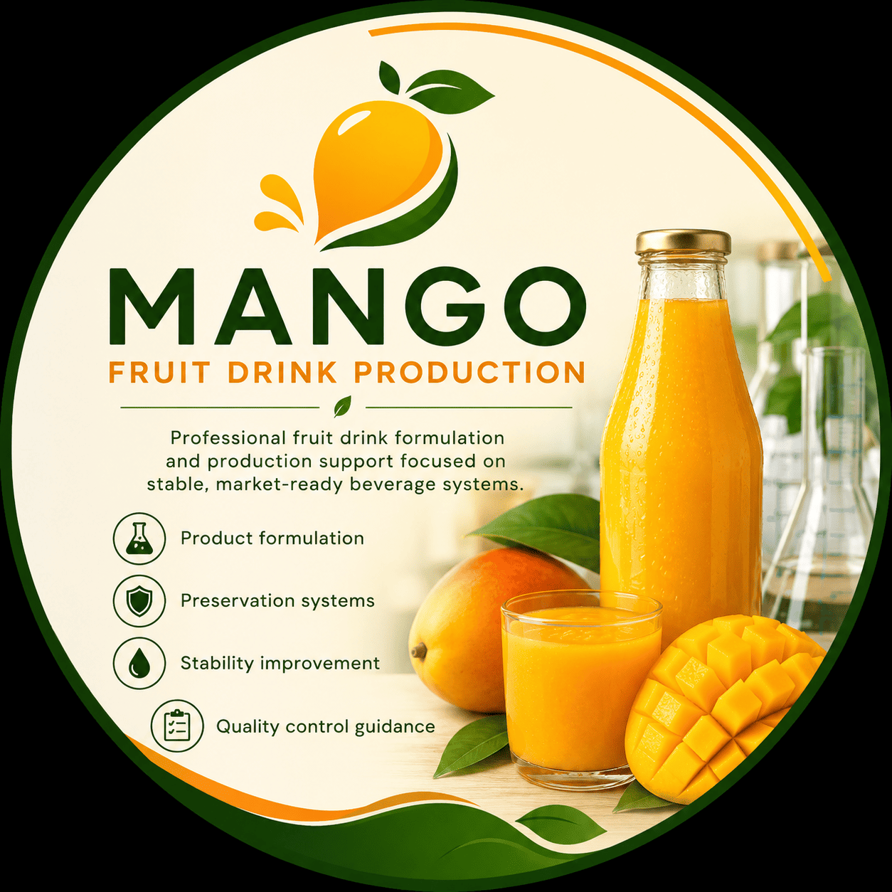 Mango Fruit Drink Production